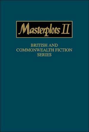 Masterplots II: British and Commonwealth Fiction Series de Frank Magill