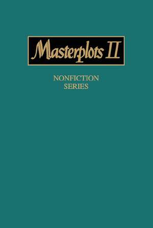 Masterplots II: Nonfiction Series de Frank N. Magill