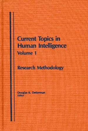 Research Methodology de Douglas Detterman