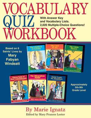 Vocabulary Quiz Workbook de Marie Ignatz