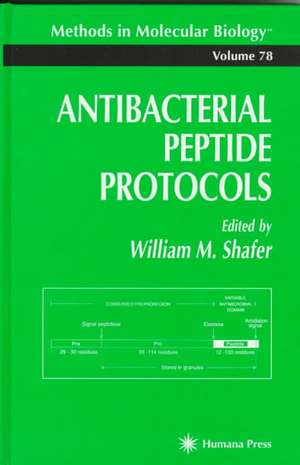 Antibacterial Peptide Protocols de William Shafer