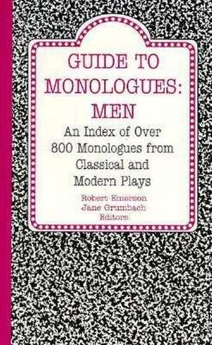 MONOLOGUES de Robert Emerson