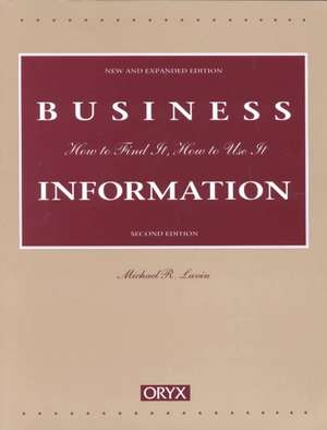 Business Information de Michael R. Lavin