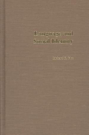 Language and Social Identity de Richard K. Blot