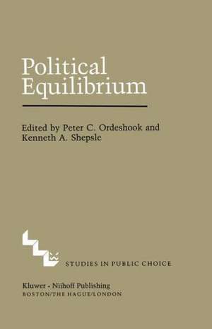 Political Equilibrium: A Delicate Balance de Peter C. Ordeshook