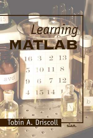 Learning MATLAB de Tobin A. Driscoll