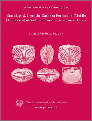 Palaeontology 74 – Brachiopods from the Dashaba Formation (Middle Ordovician) of Sichuan Province, South–west China 74 de Zhan