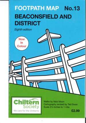 Footpath Map No. 13 Beaconsfield and District de Nick Moon