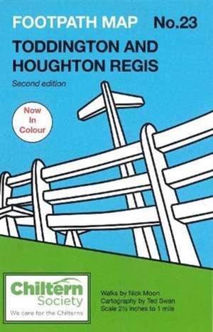 Footpath Map No. 23 Toddington and Houghton Regis de Nick Moon