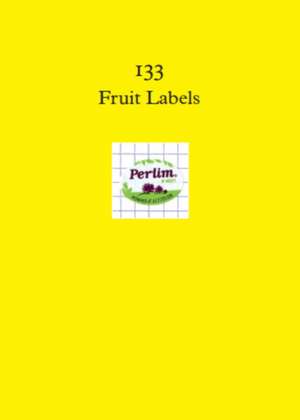 ERICA VAN HORN: 133 FRUIT LABELS PB de John Doe