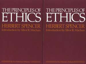 PRINCIPLES OF ETHICS 2 VOL CL SET, THE de HERBERT SPENCER