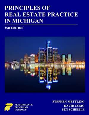 Principles of Real Estate Practice in Michigan: 2nd Edition de David Cusic