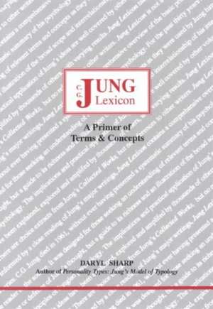 Jung Lexicon de Daryl Sharp