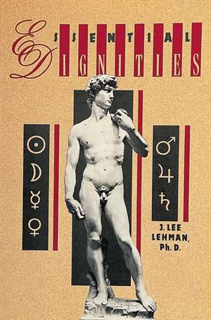 Essential Dignities de J.Lee Lehman