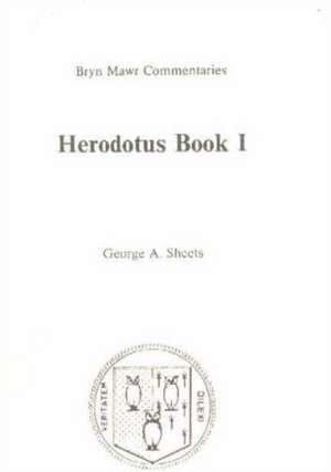 Book 1: Text in Greek, Commentary in English de Herodotus