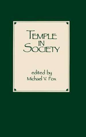 Temple in Society de Michael V. Fox