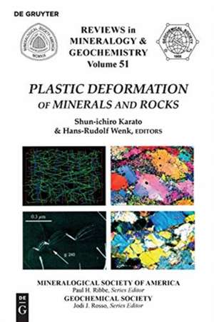 Plastic Deformation of Minerals and Rocks de Hans-Rudolph Wenk