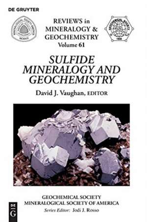 Sulfide Mineralogy and Geochemistry de David J. Vaughan