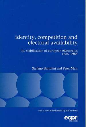 Identity, Competition and Electoral Availability de Stefano Bartolini