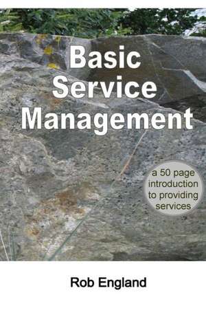 Basic Service Management: A 50-Page Introduction to Providing Services de Rob England