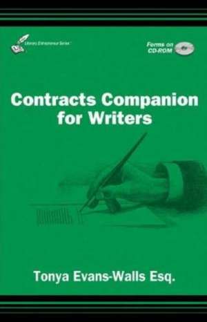 Contracts Companion for Writers de Tonya Evans-Walls