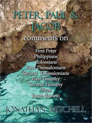 Peter, Paul and Jacob, Comments on First Peter, Philippians, Colossians, First Thessalonians, Second Thessalonians, First Timothy, Second Timothy, Tit: A Baseball Novel de Jonathan Paul Mitchell