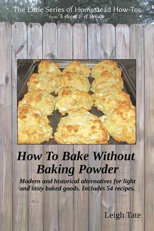 How To Bake Without Baking Powder: modern and historical alternatives for light and tasty baked goods de Leigh Tate