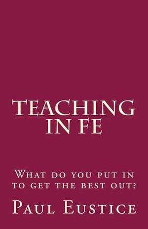 Teaching in Fe de Paul Eustice