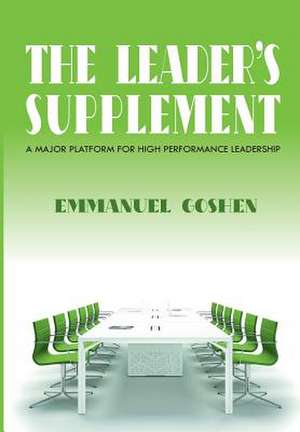 The Leader's Supplement de Emmanuel Goshen