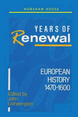 Years of Renewal de David Grossel