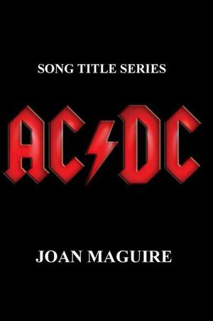 AC/DC Large Print Song Title Series