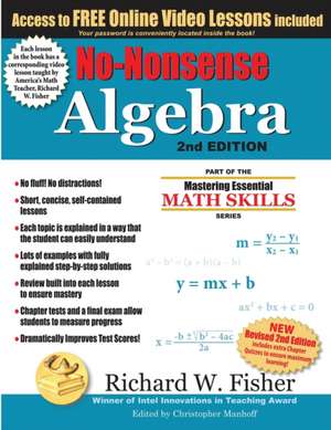 No-Nonsense Algebra, 2nd Edition de Richard W. Fisher