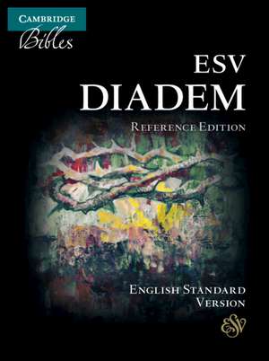 ESV Diadem Reference Edition, Black Calf Split Leather, Red-letter Text, ES544:XR