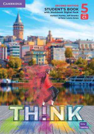 Think Level 5 Student's Book with Workbook Digital Pack British English de Herbert Puchta