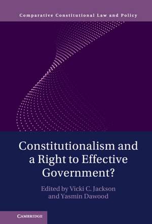 Constitutionalism and a Right to Effective Government? de Vicki C. Jackson