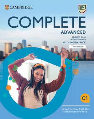 Complete Advanced Student's Book without Answers with Digital Pack de Greg Archer