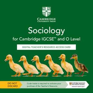 Cambridge IGCSE™ and O Level Sociology Digital Teacher's Resource Access Card de Katherine Roberts