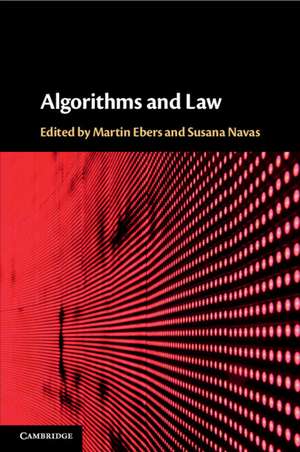 Algorithms and Law de Martin Ebers