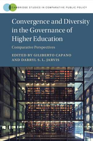 Convergence and Diversity in the Governance of Higher Education: Comparative Perspectives de Giliberto Capano