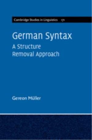 German Syntax de Gereon Müller