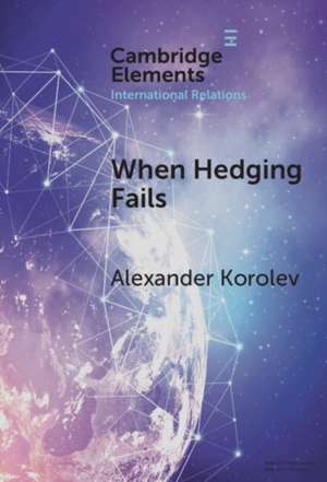 When Hedging Fails de Alexander Korolev
