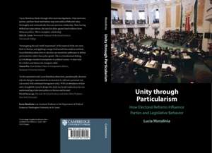 Unity through Particularism de Lucia Motolinia