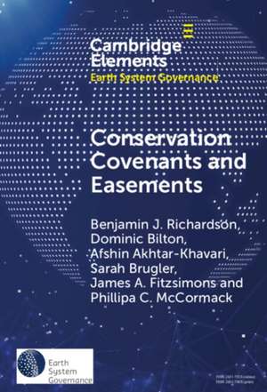 Conservation Covenants and Easements de Benjamin J Richardson