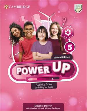 Power Up (2nd ed) 5 Workbook+Digital Pack de Michael Tomlinson
