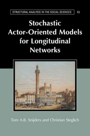Stochastic Actor-Oriented Models for Longitudinal Networks de Christian Steglich