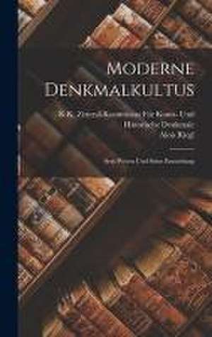 Moderne Denkmalkultus de Alois Riegl