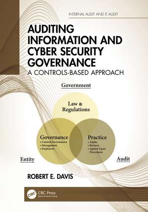 Auditing Information and Cyber Security Governance: A Controls-Based Approach de Robert E. Davis