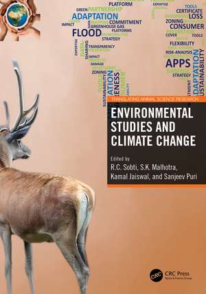 Environmental Studies and Climate Change de R C Sobti