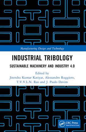 Industrial Tribology de Alessandro Ruggiero