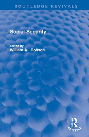 Social Security de William Robson